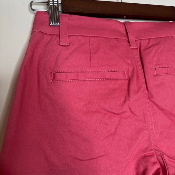 41 Hawthorn Women’s Chino Shorts Pink Solid Regular Fit Flat Front NWT Size 0 - Picture 5 of 8